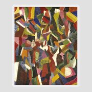 Bruce Composition Vi Abstract Cubist Painting Canvas Art Print Poster